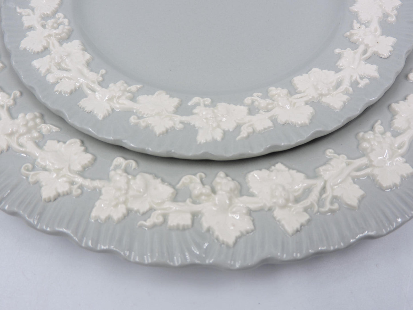 Wedgwood Queensware Shell Edge Plate Set of 3