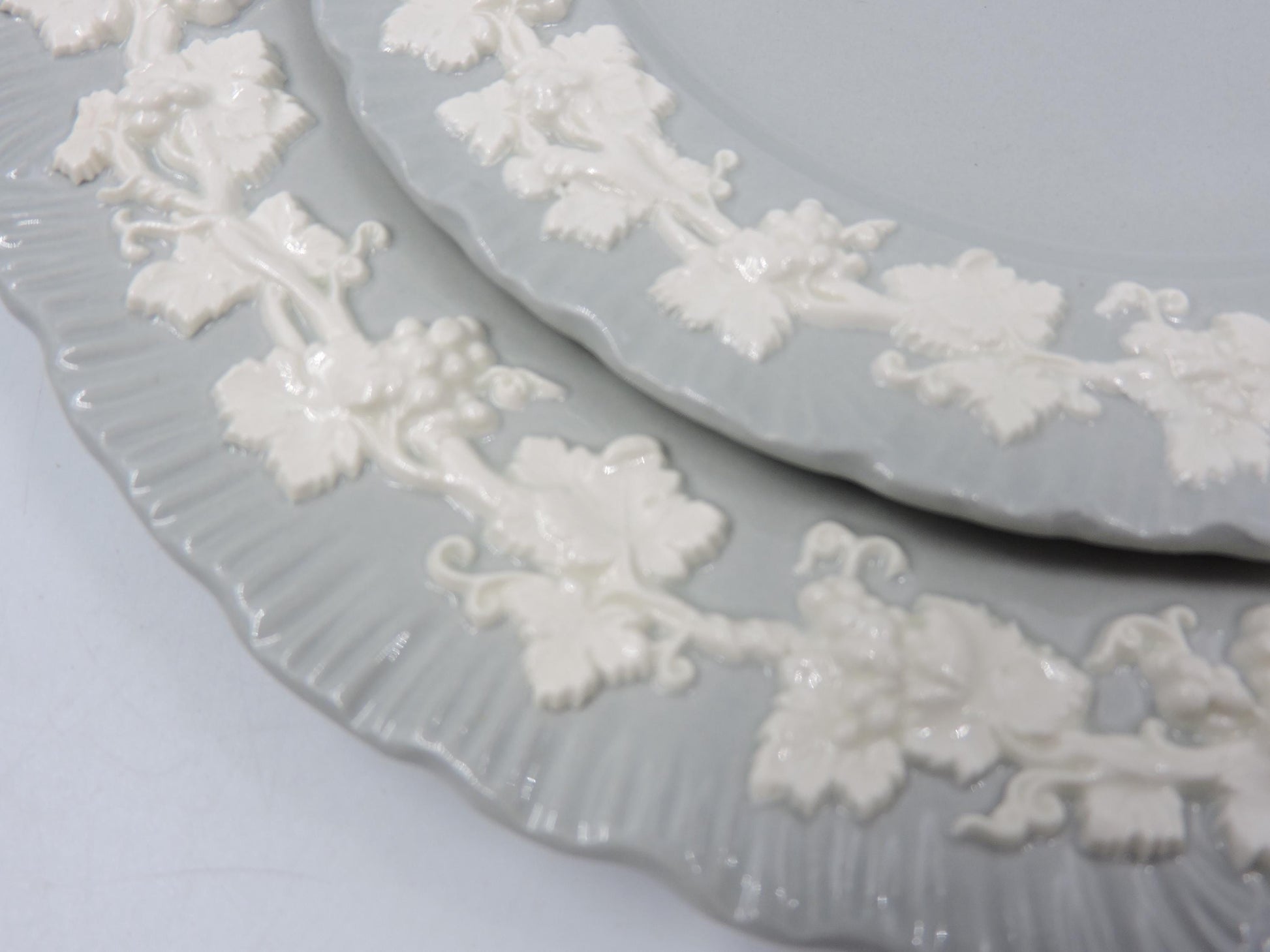 Wedgwood Queensware Shell Edge Plate Set of 3