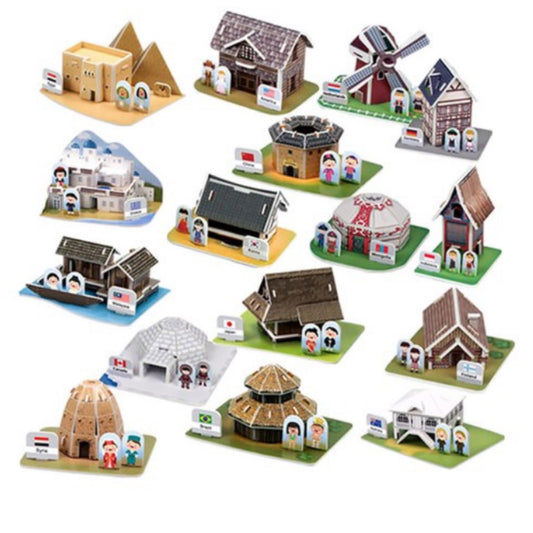 Scholars 3D Puzzle World Cultural Journey