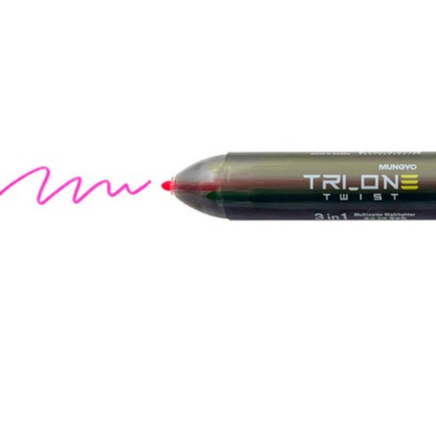 Mungyo Tri-one Twist 3-in-1 Multicolor Highlighter