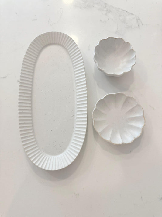 Mino Ware Sushi Plate Gift Set