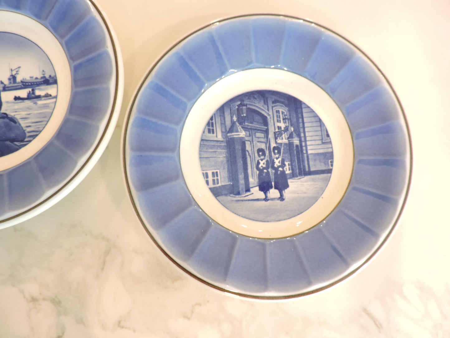 Bing & Grøndahl Vintage Commemorative Plate Set (2pc)