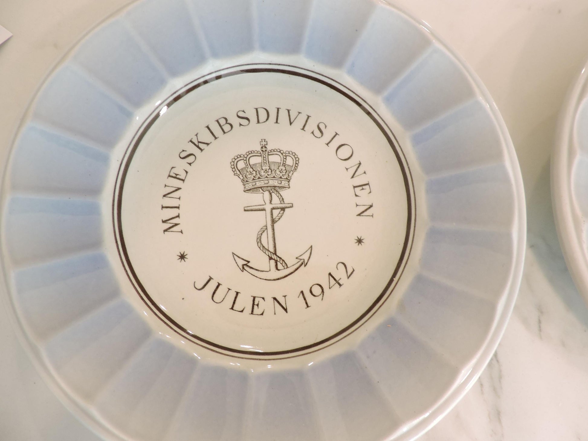 Vintage Danish Christmas Commemorative Plate Gift Set (1942)