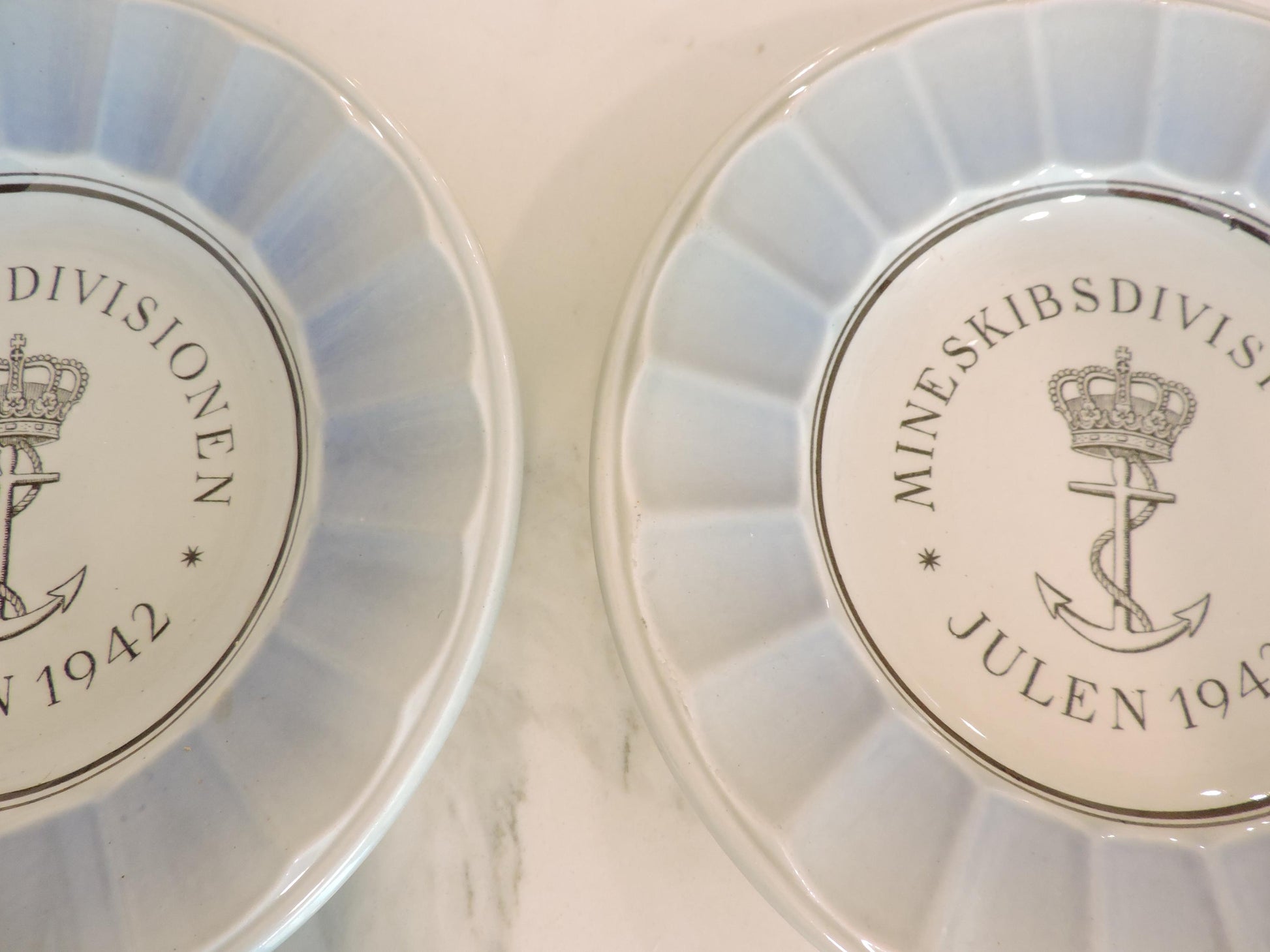 Vintage Danish Christmas Commemorative Plate Gift Set (1942)