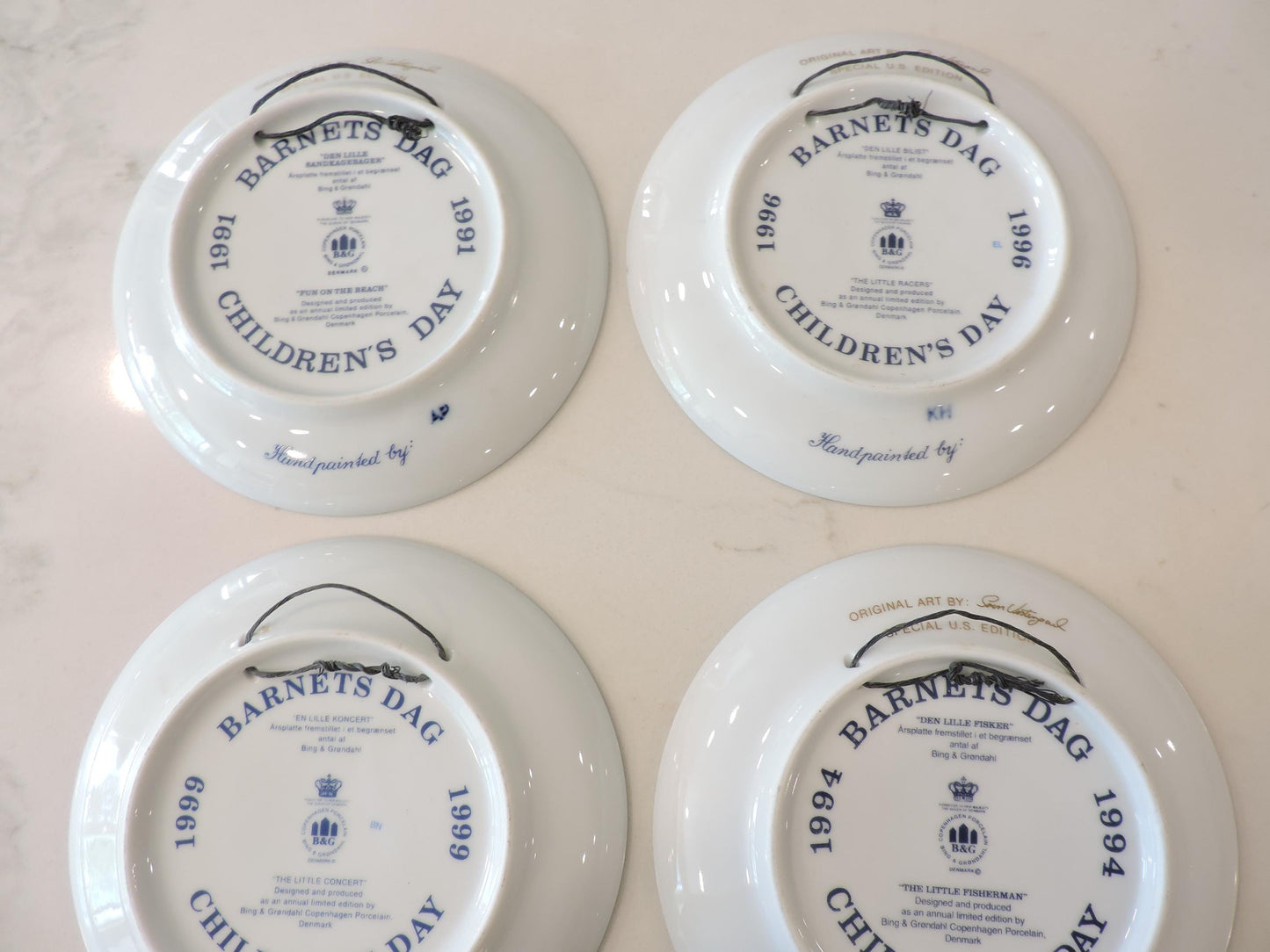 Bing & Grøndahl Vintage Commemorative Plate Set (2pc)
