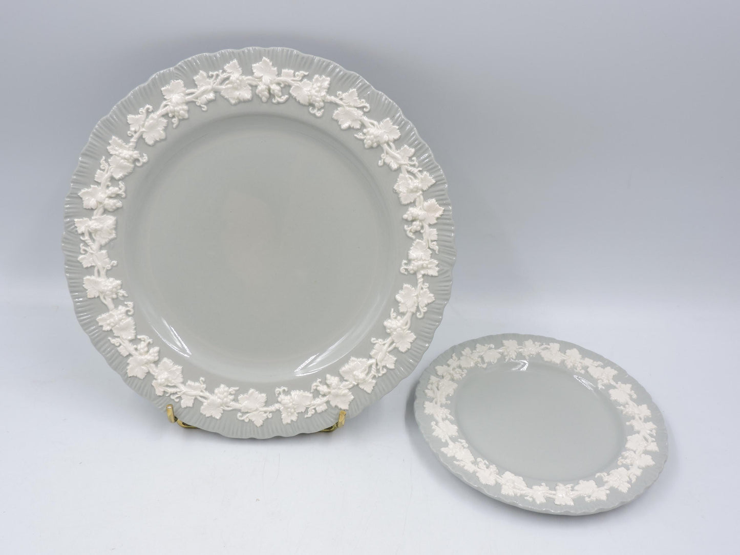 Wedgwood Queensware Shell Edge Plate Set of 3