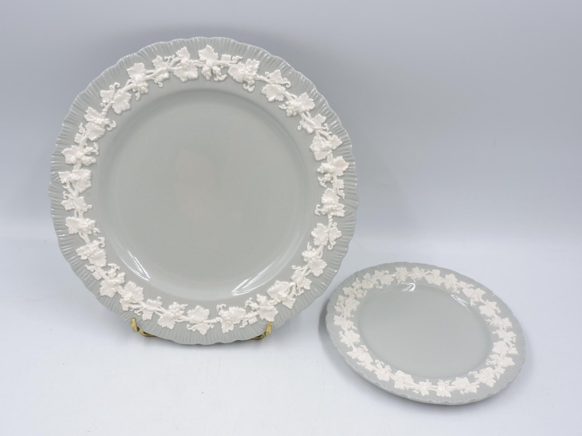 Wedgwood Queensware Shell Edge Plate Set of 3