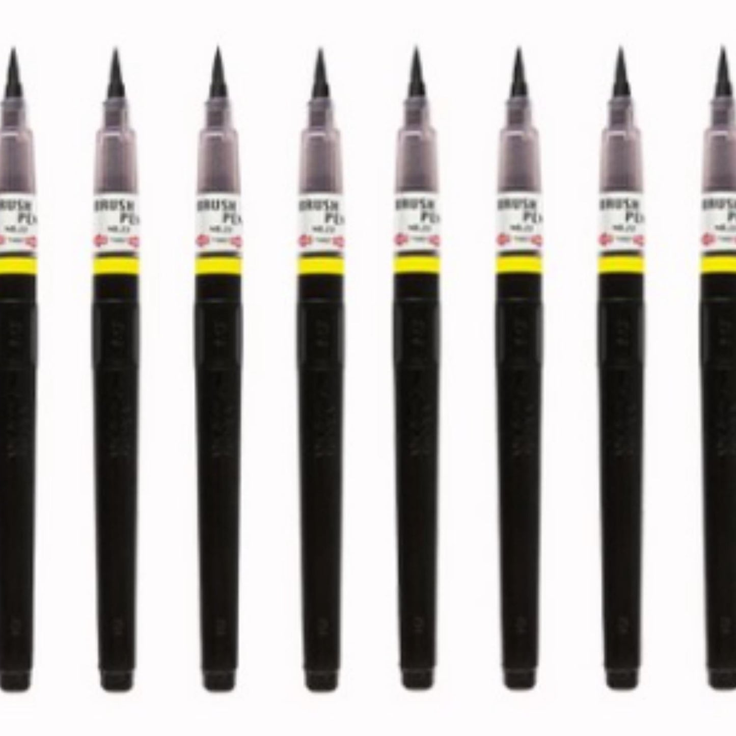 Kuretake No. 22 Brush Pen Set of 10 for Calligraphy and Lettering