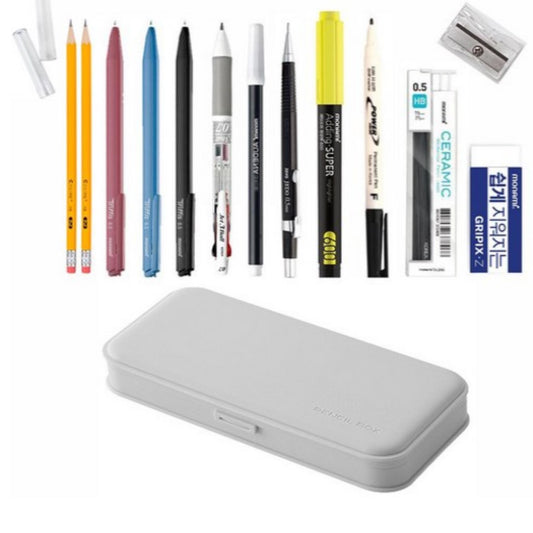 All-in-One Stationery Bundle, 16pc Writing Essentials, Office Desk Kit, Functional Pencil Set