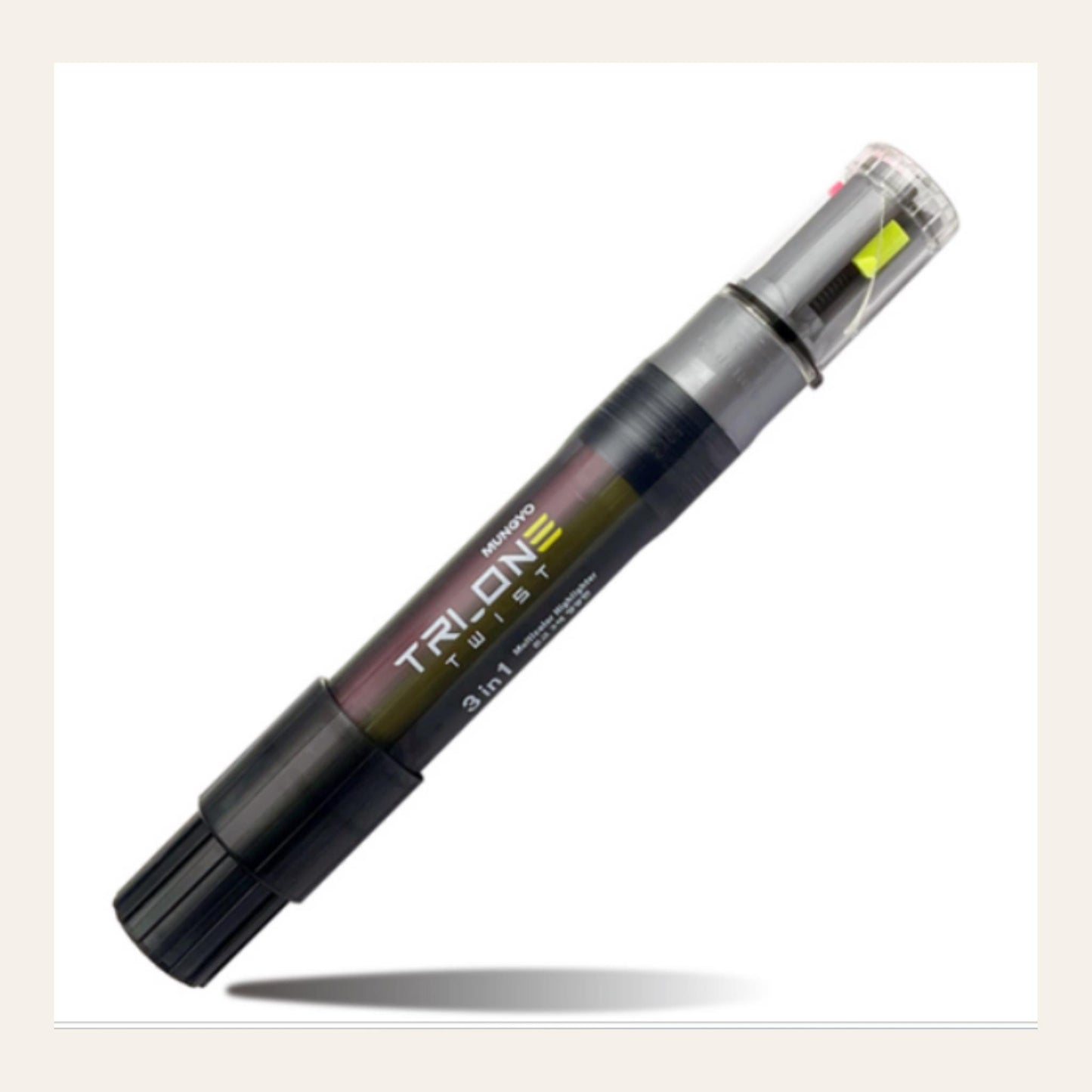 Mungyo Tri-one Twist 3-in-1 Multicolor Highlighter