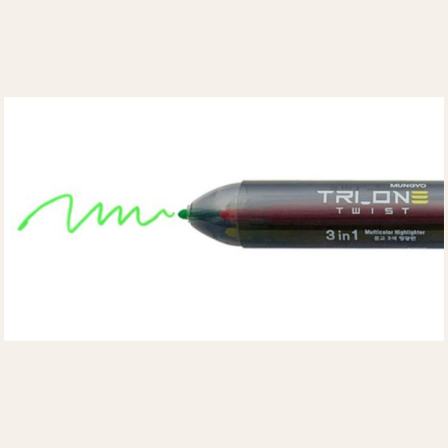 Mungyo Tri-one Twist 3-in-1 Multicolor Highlighter