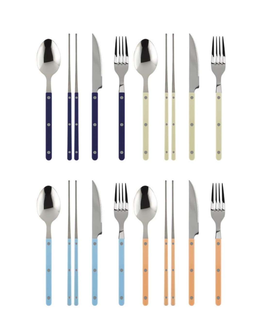 Premium 16-Piece Cier Farbe Cutlery Collection by Maison Objet