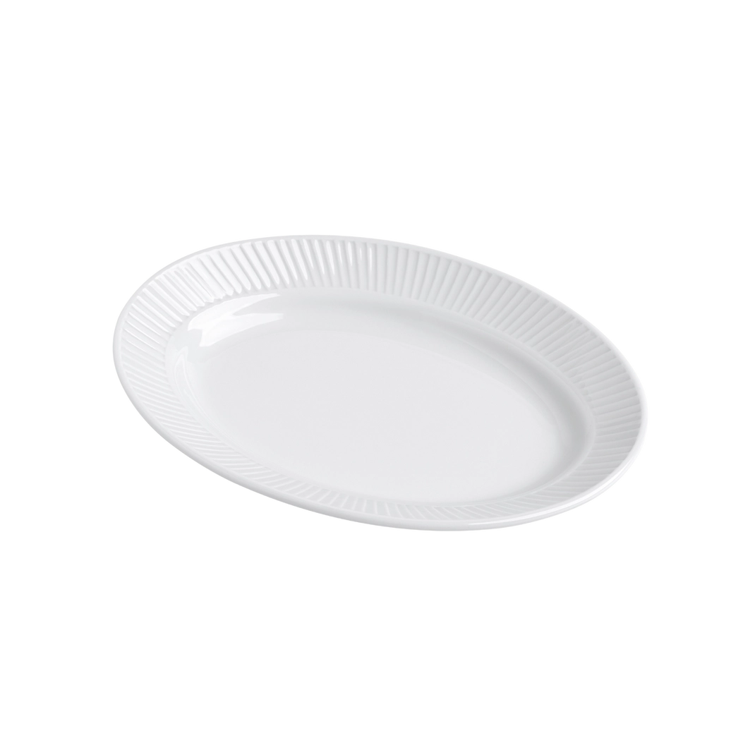 Plisse Oval Serving Platter