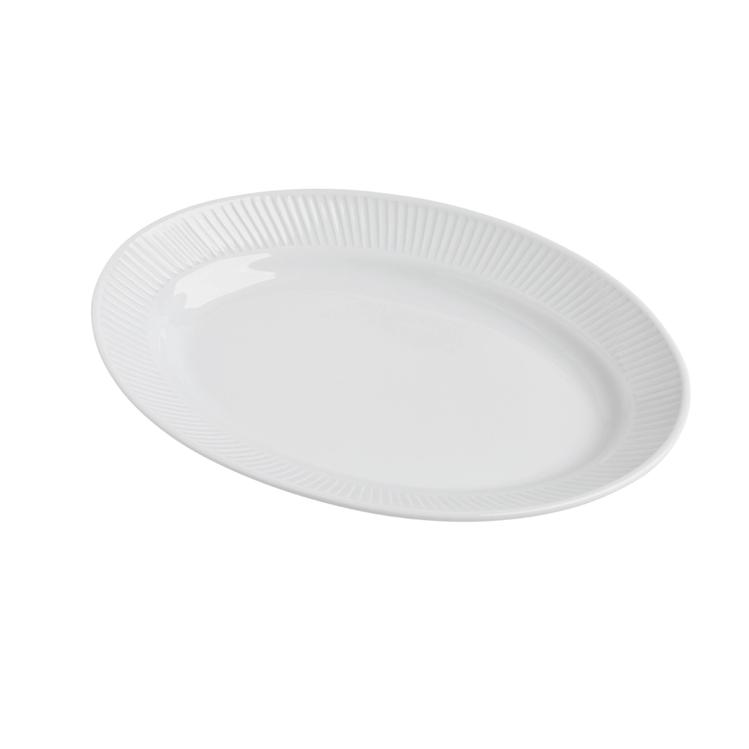 Plisse Oval Serving Platter