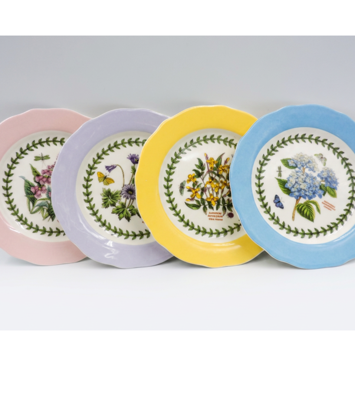 Portmeirion Botanic Garden Terrace Dessert Plate Set of 4