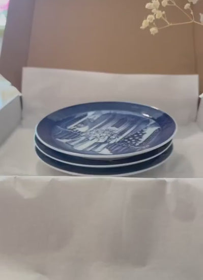 Royal Copenhagen Christmas Plate 2012, 1991, 1771 3PCS Gift Set