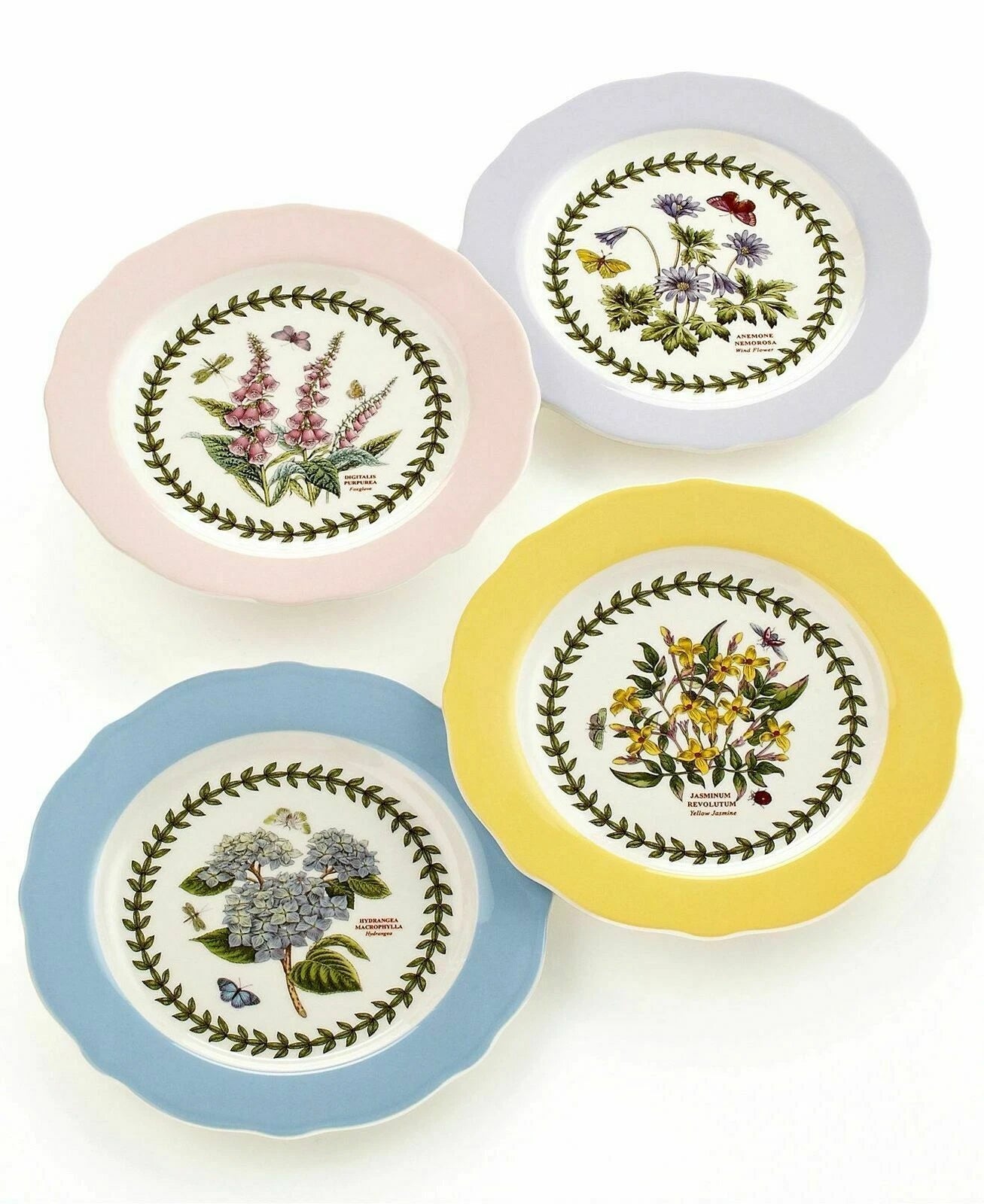 Portmeirion Botanic Garden Terrace Dessert Plate Set of 4