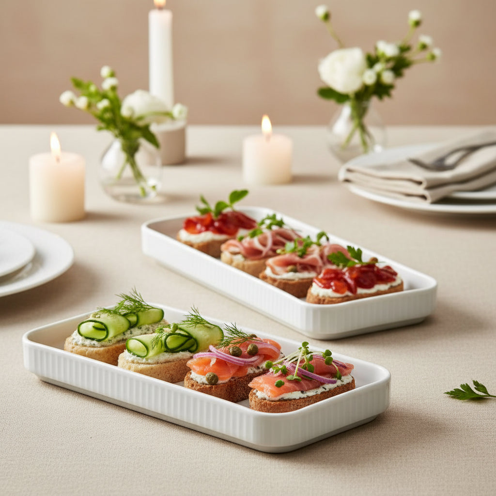 Plisse Sandwich Tray